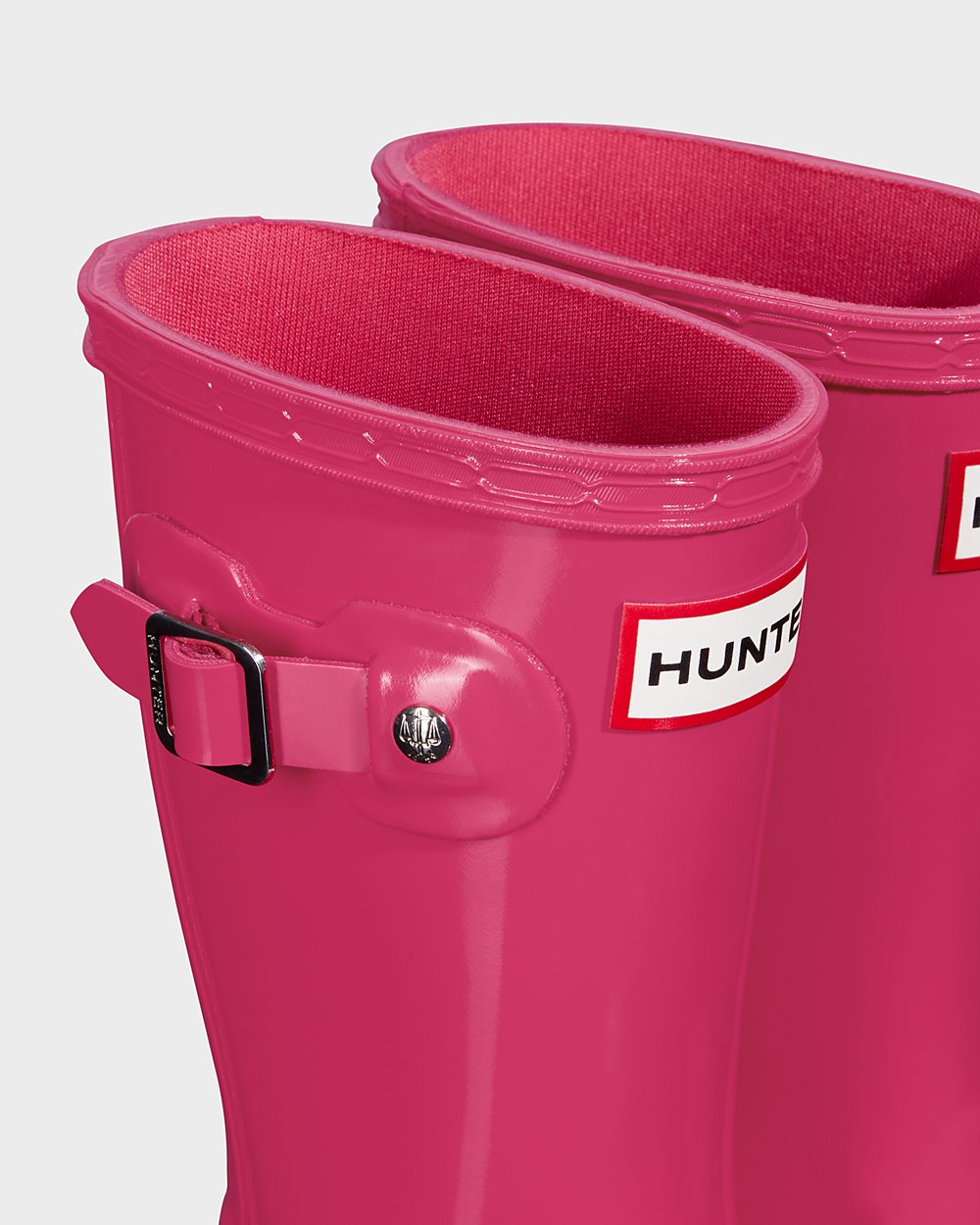 Hunter Original Little Gloss Rain Boots - Outlet Kids Light Pink - NGBECO457